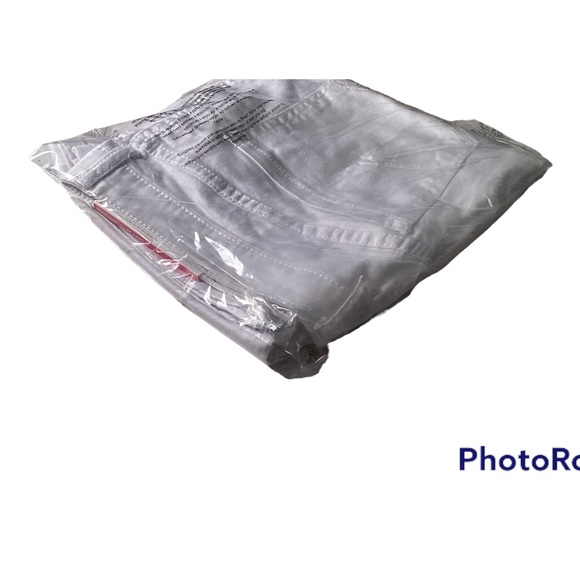 Lands End White Wide Leg Pants Slim Fit ( 14 X 32) - Picture 2 of 4